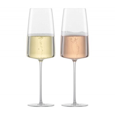 Zwiesel Glas Simplify Sparkling Wine Glass with mousse point - Light &amp; Fresh 407 ml  h: 240 mm