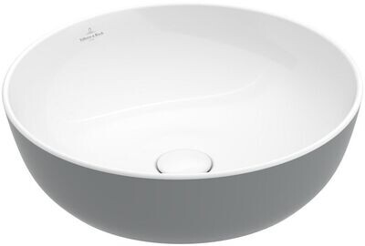 Villeroy &amp; Boch Artis Surface-mounted washbasin  430 x 430 x 130 mm  French Linen  without overflow…
