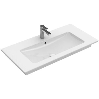 Villeroy &amp; Boch Venticello Vanity washbasin  800 x 500 x 165 mm  White Alpin CeramicPlus  with over…