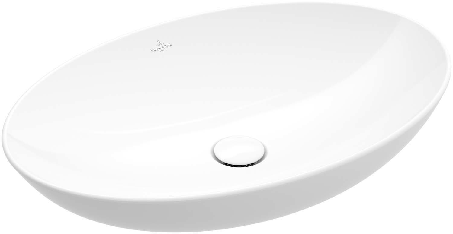 Villeroy &amp; Boch Loop &amp; Friends Surface-mounted washbasin  560 x 380 x 120 mm  Stone White CeramicPl…