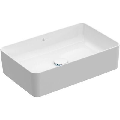 Villeroy &amp; Boch Collaro Surface-mounted washbasin  560 x 360 x 145 mm  Stone White CeramicPlus  wit…