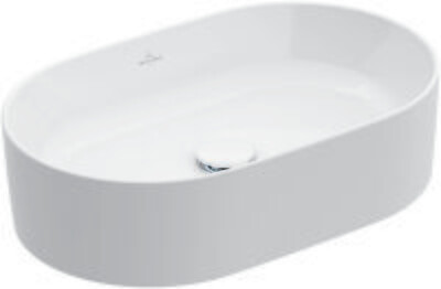 Villeroy &amp; Boch Collaro Surface-mounted washbasin  560 x 360 x 145 mm  White Alpin CeramicPlus  wit…