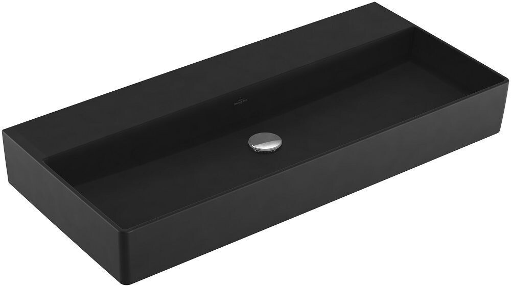 Villeroy &amp; Boch Memento 2.0 Washbasins  1000 x 470 x 135 mm  Ebony CeramicPlus  without overflow  p…