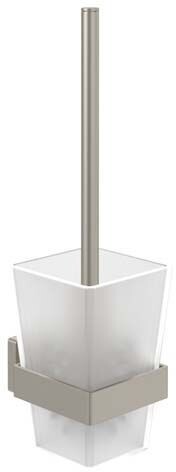 Villeroy &amp; Boch Elements - Striking Toilet brush set  94 x 118 x 340 mm  Brushed Nickel Matt