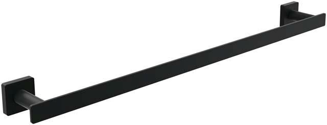 Villeroy &amp; Boch Elements - Striking Towel rail  645 x 75 x 45 mm  Matt Black