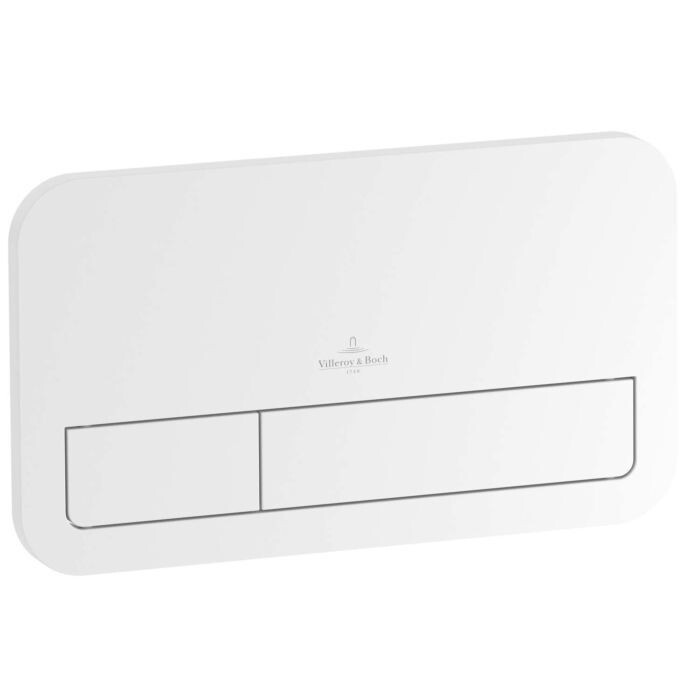 Villeroy &amp; Boch ViConnect installation systems Toilet flush plate 200S  Dual flush  White