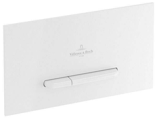 Villeroy &amp; Boch ViConnect installation systems Toilet flush plate 300S  Dual flush  White