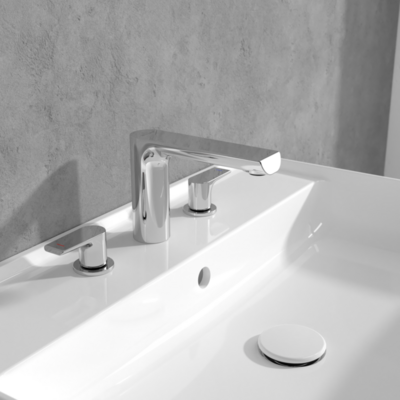 Villeroy &amp; Boch Liberty Three-hole basin mixer without waste  Chrome