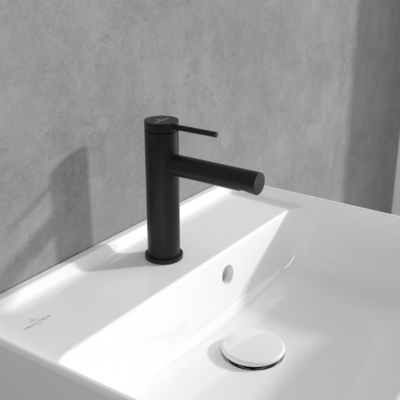 Villeroy &amp; Boch Loop &amp; Friends Single-lever basin mixer without waste  Matt Black