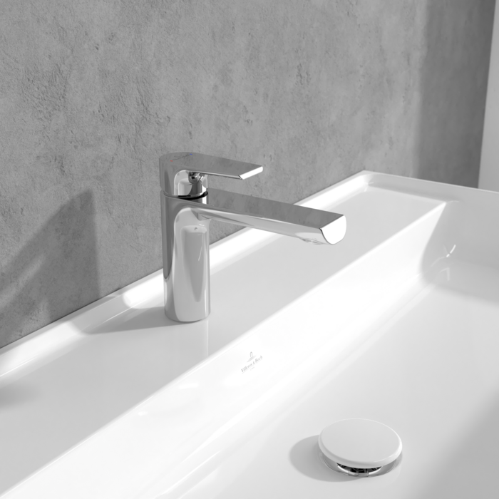 Villeroy &amp; Boch Liberty Single-lever basin mixer with draw bar outlet fitting  Chrome