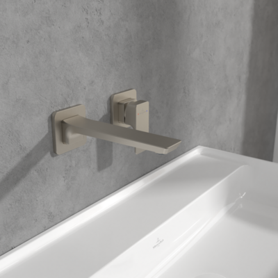 Villeroy &amp; Boch Subway 3.0 Single-lever basin mixer without waste  Brushed Nickel Matt