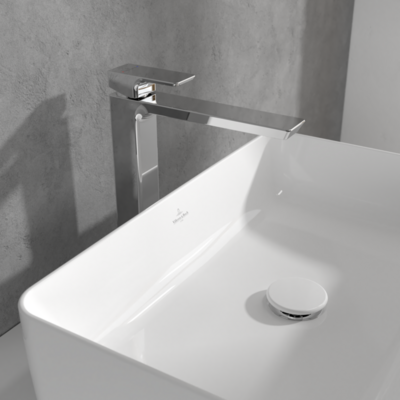 Villeroy &amp; Boch Subway 3.0 Tall single-lever basin mixer without waste  Chrome
