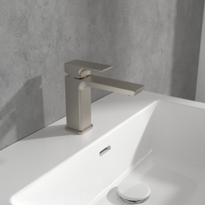 Villeroy &amp; Boch Subway 3.0 Single-lever basin mixer without waste  Brushed Nickel Matt