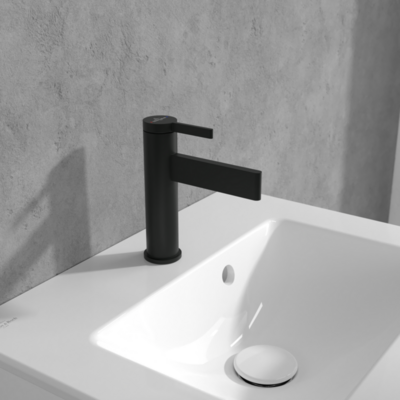 Villeroy &amp; Boch Dawn Single-lever basin mixer without waste  Matt Black