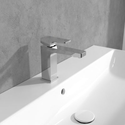 Villeroy &amp; Boch Architectura Square Single-lever basin mixer without waste  Chrome