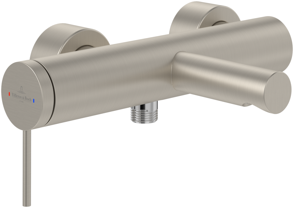 Villeroy &amp; Boch Loop &amp; Friends Single-lever bath &amp; shower mixer  Brushed Nickel Matt