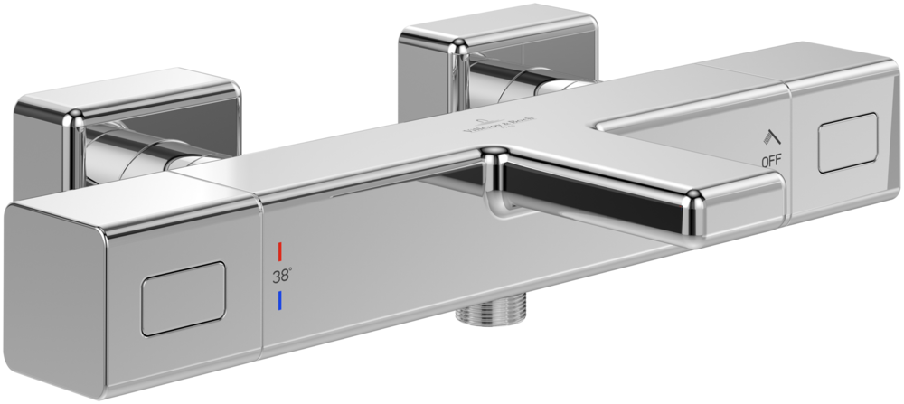 Villeroy &amp; Boch Universal Taps &amp; Fittings Bath thermostat for Bathtub Angular  Chrome