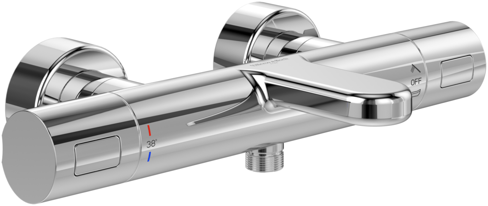 Villeroy &amp; Boch Universal Taps &amp; Fittings Bath thermostat for Bathtub Round  Chrome