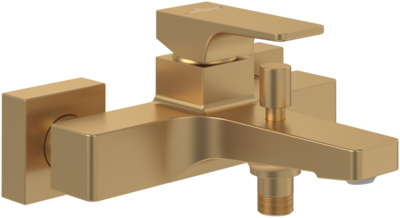 Villeroy &amp; Boch Architectura Square Single-lever bath &amp; shower mixer  Brushed Gold