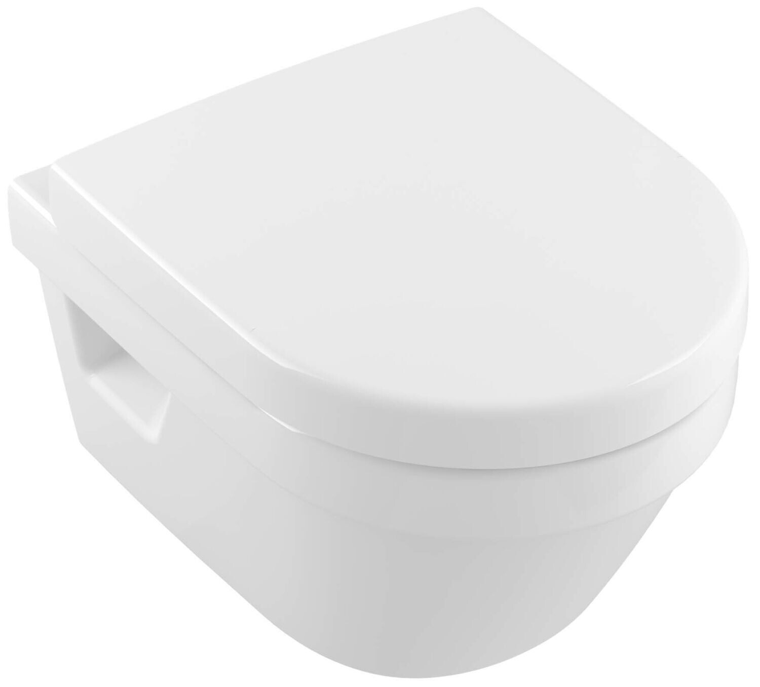 Villeroy &amp; Boch Architectura Washdown toilet Compact  rimless  wall-mounted  White Alpin (4687R001)