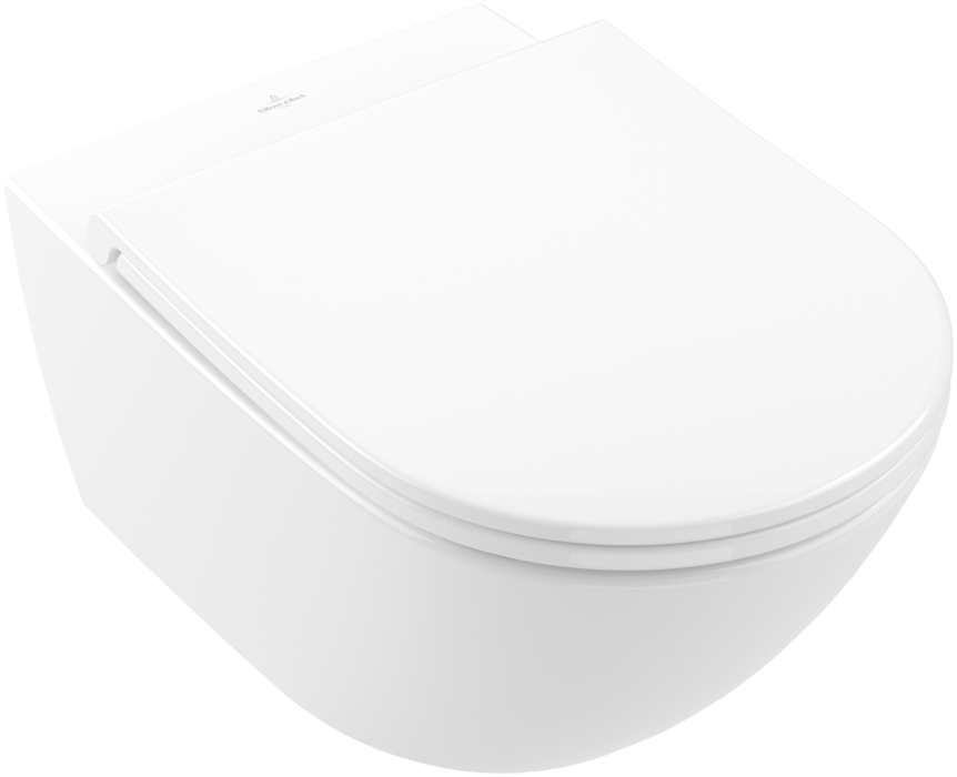 Villeroy &amp; Boch Universo TwistFlush Combi-Pack  wall-mounted  with TwistFlush  White Alpin CeramicP…