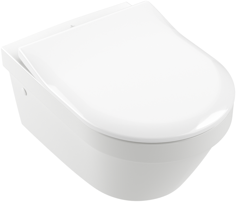 Villeroy &amp; Boch Architectura Washdown toilet  rimless  wall-mounted  White Alpin CeramicPlus (4694R…