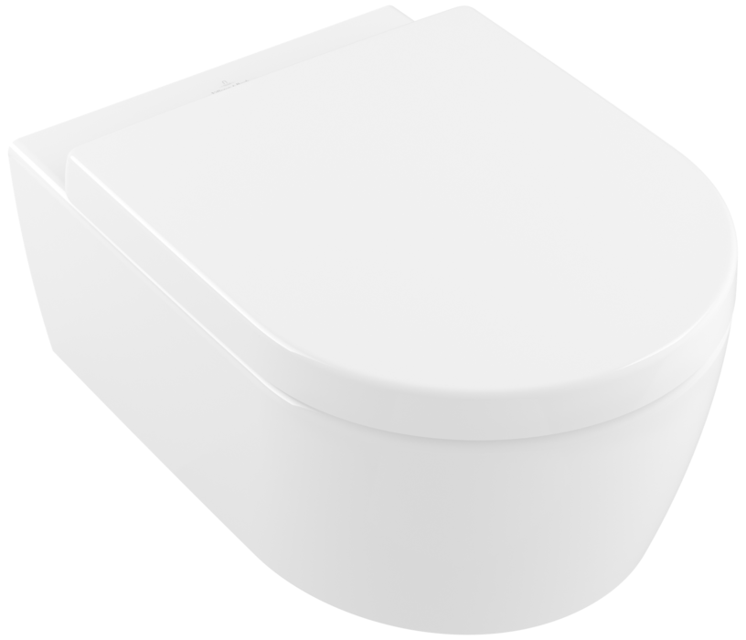Villeroy &amp; Boch Avento Combi-Pack  wall-mounted  Stone White CeramicPlus (5656HRRW)