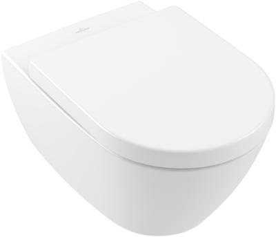Villeroy &amp; Boch Subway 2.0 Washdown toilet  rimless  wall-mounted  White Alpin (5614R001)