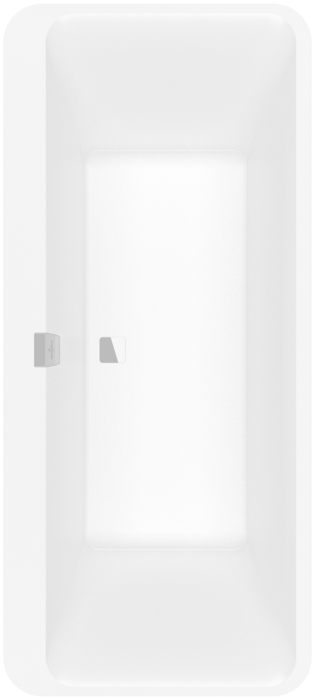 Villeroy &amp; Boch Squaro Edge 12 Free-standing bath  1800 x 800 mm  Stone White (UBQ180SQE7PDT1V-RW)