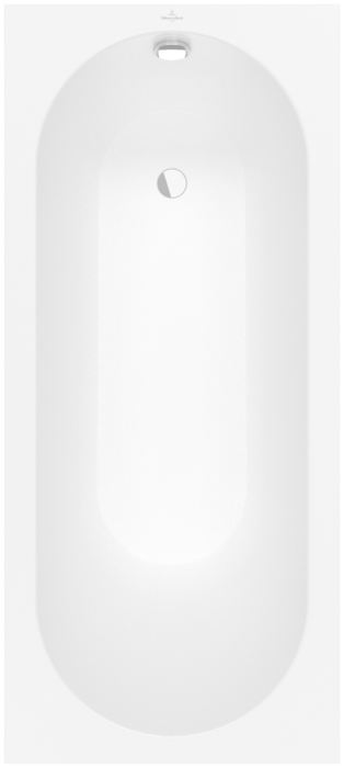 Villeroy &amp; Boch Oberon Rectangular bath  1700 x 750 mm  Stone White