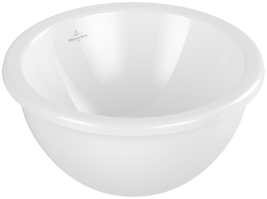 Villeroy &amp; Boch Loop &amp; Friends Undercounter washbasin  330 x 330 x 190 mm  White Alpin  with overfl…