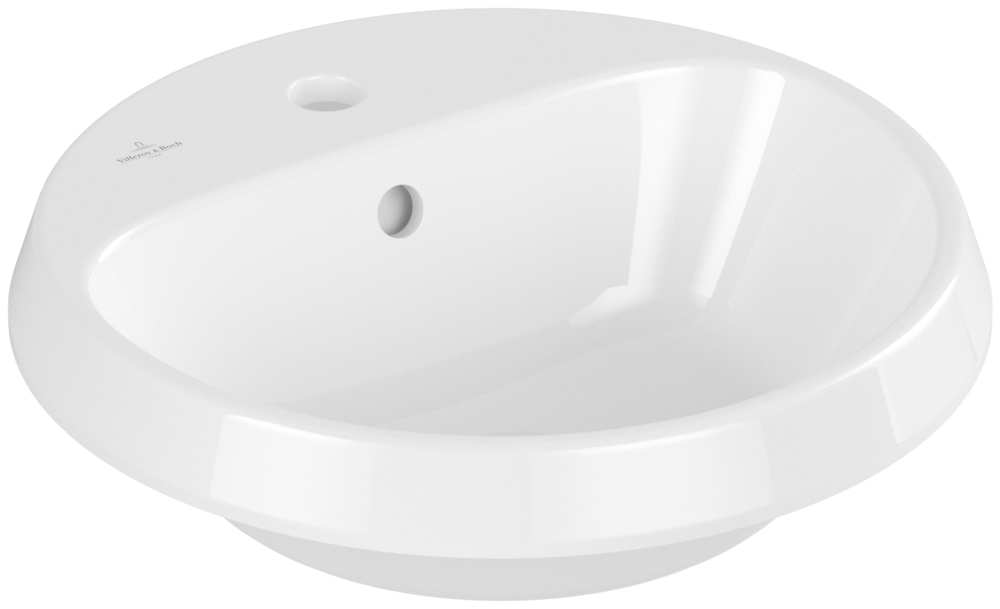 Villeroy &amp; Boch Architectura Built-in washbasin  450 x 450 x 170 mm  White Alpin  with overflow  un…