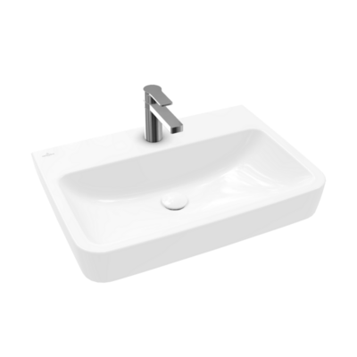 Villeroy &amp; Boch O.novo Washbasins  650 x 460 x 175 mm  White Alpin CeramicPlus  without overflow