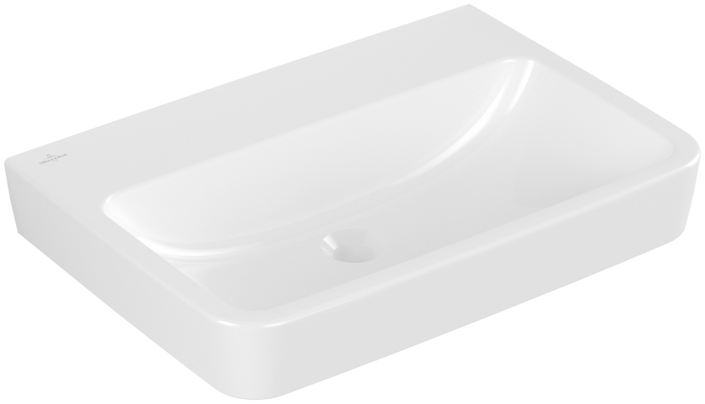 Villeroy &amp; Boch O.novo Washbasins  650 x 460 x 175 mm  White Alpin  without overflow