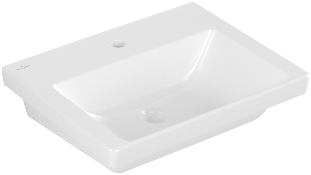 Villeroy &amp; Boch Subway 3.0 Washbasins  550 x 440 x 165 mm  White Alpin CeramicPlus  without overflow