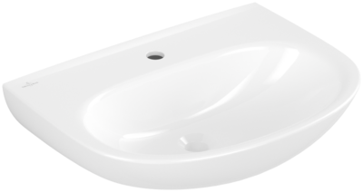 Villeroy &amp; Boch O.novo Washbasins  600 x 460 x 180 mm  White Alpin CeramicPlus  without overflow