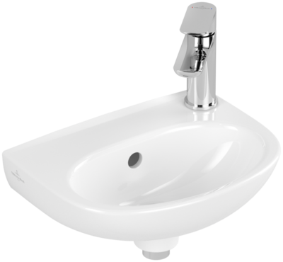 Villeroy &amp; Boch O.novo Handwashbasin  360 x 275 x 145 mm  White Alpin  with overflow