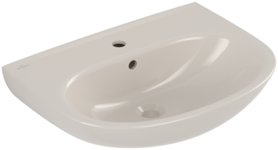 Villeroy &amp; Boch O.novo Washbasins  600 x 460 x 180 mm  Pergamon CeramicPlus  with overflow