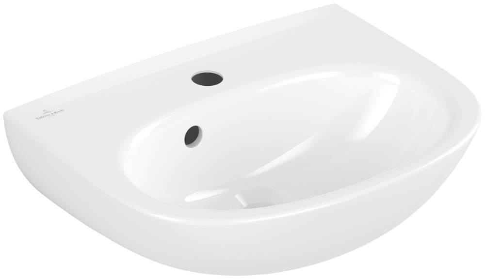 Villeroy &amp; Boch O.novo Handwashbasin  450 x 360 x 160 mm  White Alpin  with overflow