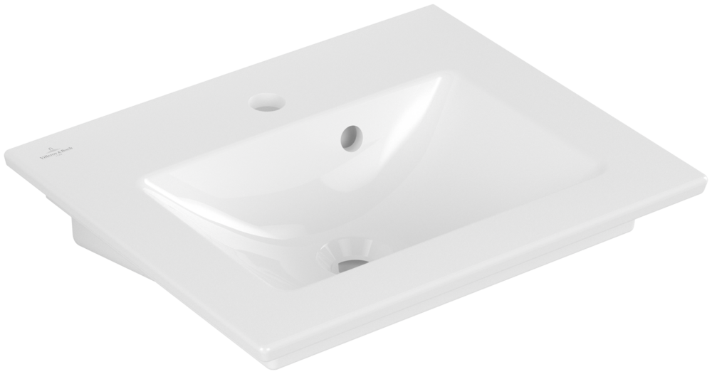 Villeroy &amp; Boch Venticello Handwashbasin  500 x 420 x 150 mm  White Alpin  with overflow