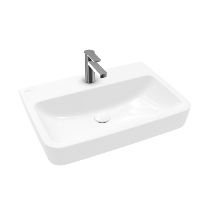 Villeroy &amp; Boch O.novo Washbasins  650 x 460 x 175 mm  White Alpin  without overflow  Ground unders…