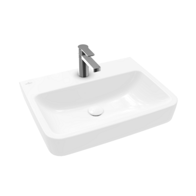 Villeroy &amp; Boch O.novo Washbasins  600 x 460 x 175 mm  White Alpin CeramicPlus  without overflow