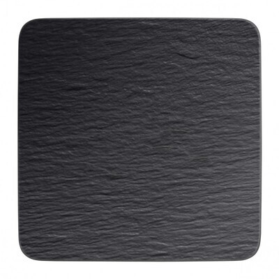 Villeroy &amp; Boch Manufacture Rock serving platter/gourmet plate square 32.5x32.5x1.5 cm