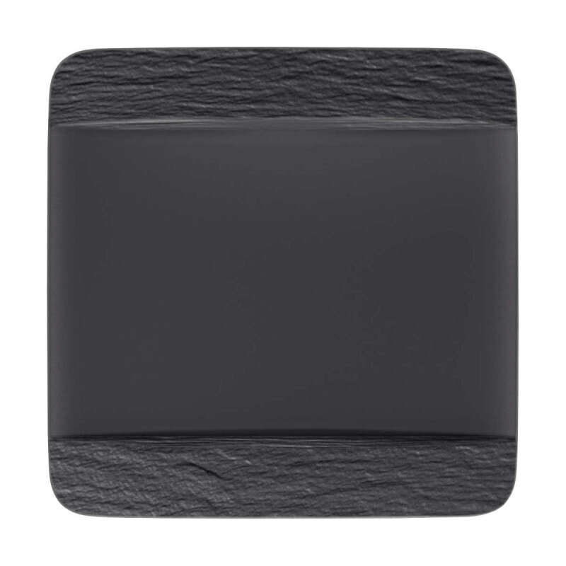 Villeroy &amp; Boch Manufacture Rock square dining plate 28x28x2 cm