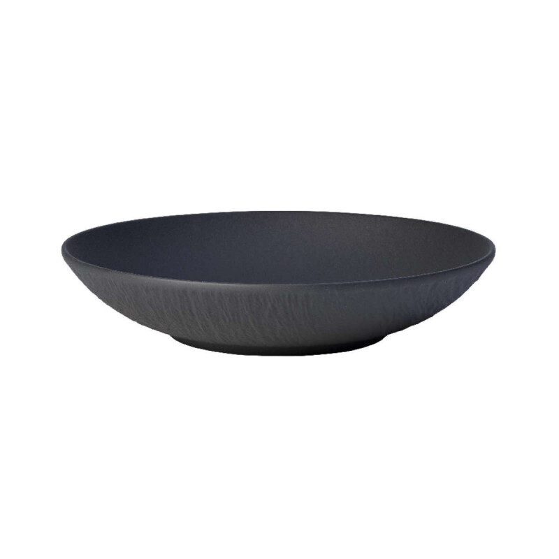 Villeroy &amp; Boch Manufacture Rock flat bowl 23.5 cm