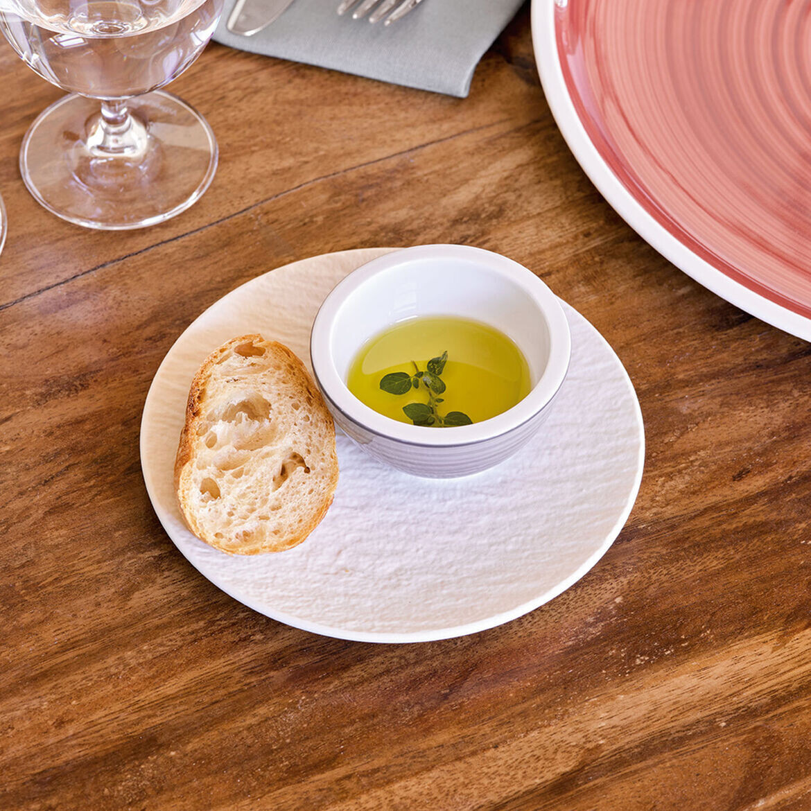 Villeroy &amp; Boch Manufacture Rock Blanc Bread plate 16 cm