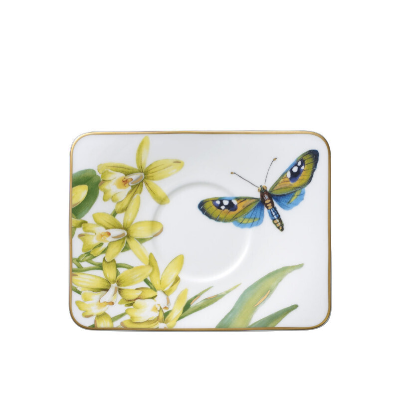 Villeroy &amp; Boch Amazonia mocha/espresso cup saucer 14 x 11 cm