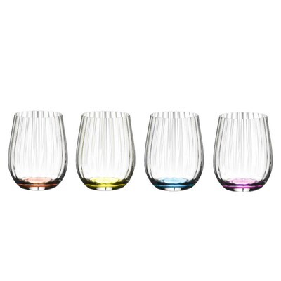 Riedel Tumbler Glasses Collection Optical Happy O  Set of 4 pieces
