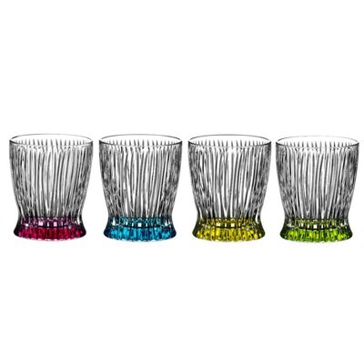 Riedel Tumbler Collection Fire &amp; Ice Set of 4 pieces