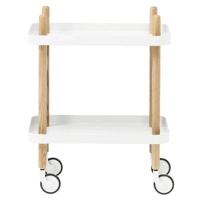Normann Copenhagen Block table trolley  white